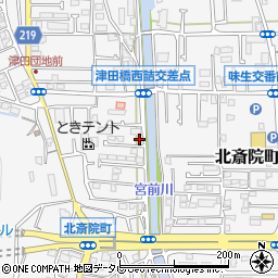 愛媛県松山市北斎院町924周辺の地図