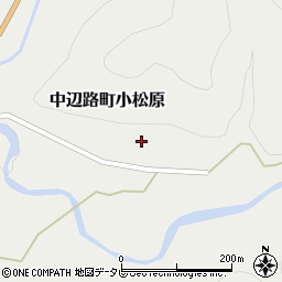 和歌山県田辺市中辺路町小松原434周辺の地図