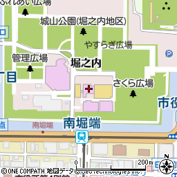 愛媛県美術館周辺の地図