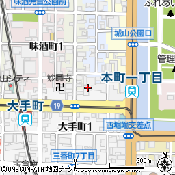 愛媛新聞社　愛媛ＣＡＴＶ周辺の地図