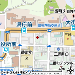 愛媛県庁　土木部都市整備課公園緑地係周辺の地図