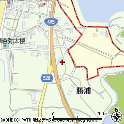 福岡県福津市勝浦331周辺の地図