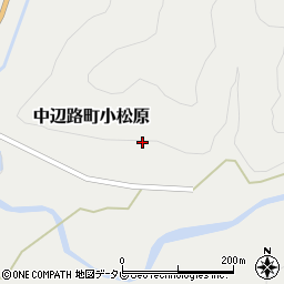 和歌山県田辺市中辺路町小松原407周辺の地図