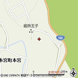 熊野本宮大社周辺の地図