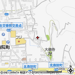 愛媛県松山市北斎院町615周辺の地図