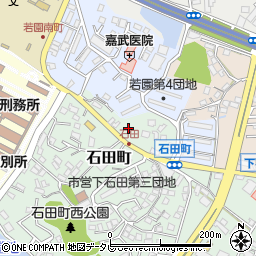 福岡県北九州市小倉南区石田町4周辺の地図