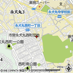 塩川歌謡教室周辺の地図