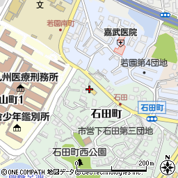 福岡県北九州市小倉南区石田町1周辺の地図