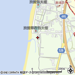 福岡県福津市勝浦579周辺の地図