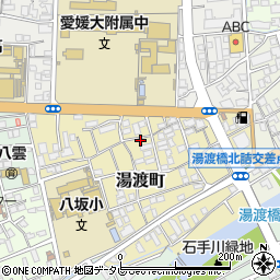 愛媛県松山市湯渡町7周辺の地図