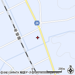 徳島県阿南市新野町長里周辺の地図
