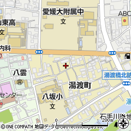 愛媛県松山市湯渡町5-2周辺の地図