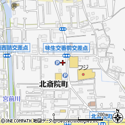 愛媛県松山市北斎院町690周辺の地図