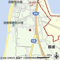 福岡県福津市勝浦564-3周辺の地図
