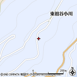 徳島県三好市東祖谷小川246周辺の地図