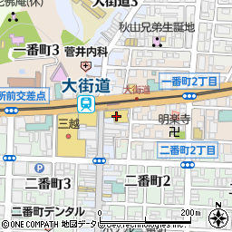 カンデオホテルズ松山大街道周辺の地図