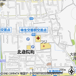 伊予銀行フジ北斎院店 ＡＴＭ周辺の地図