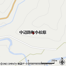 和歌山県田辺市中辺路町小松原周辺の地図