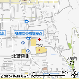 愛媛県松山市北斎院町701周辺の地図