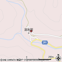 徳島県那賀郡那賀町竹ヶ谷長門123周辺の地図