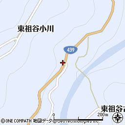 徳島県三好市東祖谷小川255周辺の地図