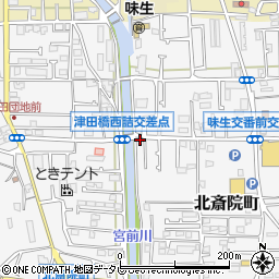 愛媛県松山市北斎院町678-9周辺の地図