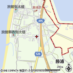 福岡県福津市勝浦563周辺の地図