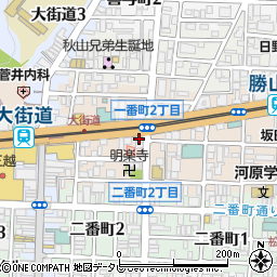 やきやき鉄板&焼鳥&三津浜焼き ひまわり 一番町電車通り店周辺の地図