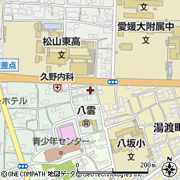 松山歯科口腔外科クリニック周辺の地図