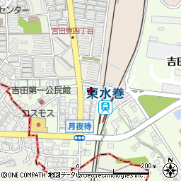 富士甚醤油株式会社　八幡営業所周辺の地図