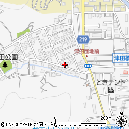 津田団地花公園周辺の地図