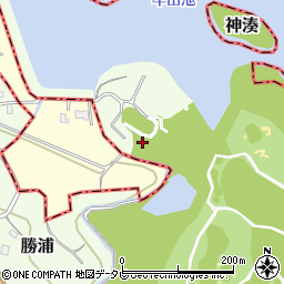 福岡県福津市勝浦202周辺の地図