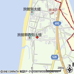 福岡県福津市勝浦540周辺の地図