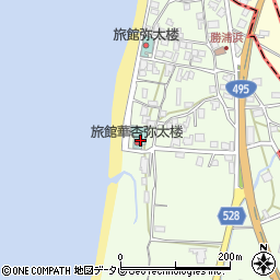福岡県福津市勝浦530-2周辺の地図