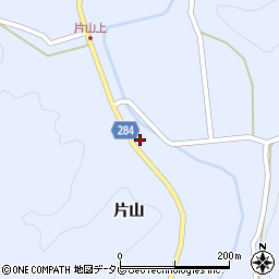 徳島県阿南市新野町片山128周辺の地図