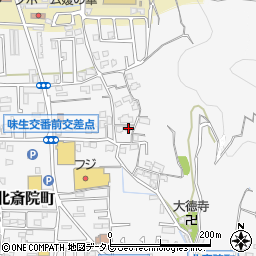 愛媛県松山市北斎院町609周辺の地図