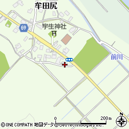福岡県宗像市牟田尻1222周辺の地図