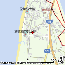 福岡県福津市勝浦538周辺の地図