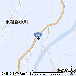 徳島県三好市東祖谷小川143周辺の地図