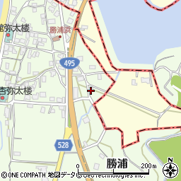 福岡県福津市勝浦340周辺の地図