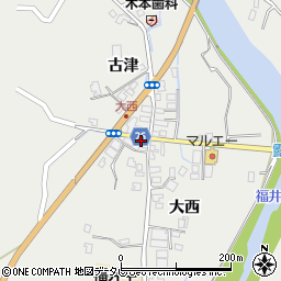 徳島県阿南市福井町大西92周辺の地図