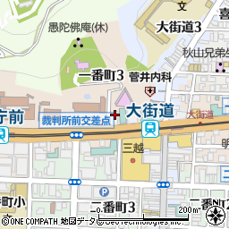 東進衛星予備校　松山一番町校周辺の地図