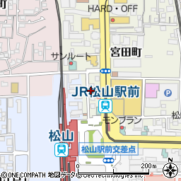 四国キヨスク　株式会社　松山支店周辺の地図