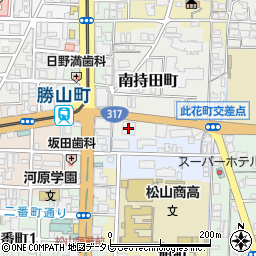 愛媛銀行　ひめぎんダイレクトセンター周辺の地図