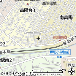福岡県遠賀郡岡垣町南高陽8-2周辺の地図