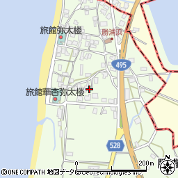 福岡県福津市勝浦543周辺の地図