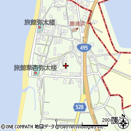 福岡県福津市勝浦559-3周辺の地図