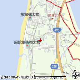 福岡県福津市勝浦545周辺の地図