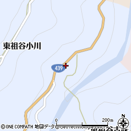 徳島県三好市東祖谷小川125周辺の地図
