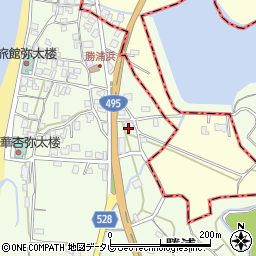福岡県福津市勝浦344周辺の地図